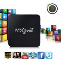 Промоция!!! TV Box MXQ PRO 4GB RAM/64GB ROM/ТВ БОКС/ Android 10.1 4K, снимка 1 - Стойки, 3D очила, аксесоари - 33533282