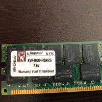 Kingston 2GB DDR400 / DDR1 , снимка 2 - RAM памет - 32895729