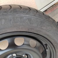 Продавам  метална STEEL джанта с гума DUNLOP за ШКОДА 16 цола, снимка 3 - Гуми и джанти - 35253565