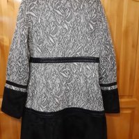 Палто на JUNONA Fashion с уникален дизайн и декорации кожа !, снимка 5 - Палта, манта - 35560222