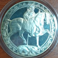 Сребърна монета 50 лева 1981 "Мадарският конник", снимка 2 - Нумизматика и бонистика - 33111027
