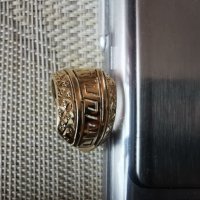 Дамски златен пръстен 14к 3.16 гр. 18мм, снимка 5 - Пръстени - 43369161