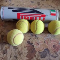 PIRELLI  Топки за тенис на корт в метална кутия, снимка 8 - Тенис - 28357809