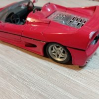 Метална кола "Ferrari" F50 мащаб 1:24, снимка 2 - Коли, камиони, мотори, писти - 43091332