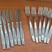 Руски прибори за хранене вилици и ножове, снимка 1 - Антикварни и старинни предмети - 33616937