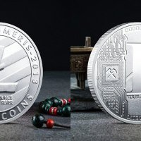 25 Лайткойн монета / 25 Litecoin ( LTC ) - Silver, снимка 1 - Нумизматика и бонистика - 20207015