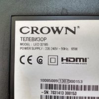 Samsung UE49MU6672U  и  Crown LED32185 - счупен панел, снимка 1 - Части и Платки - 36920487