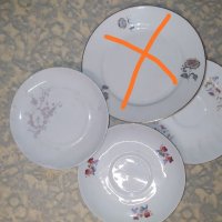 Старинни порцеланови чинии , снимка 4 - Чинии - 29023423