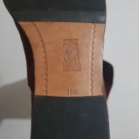 Италиански маркови ботуши от естествен велур - номер 38,5 / ЧИСТО НОВИ, снимка 8 - Дамски ботуши - 27753758