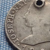 Сребърна монета 4 реала 1809г. Хосе Напалеон Мадрид Испания 13674, снимка 4 - Нумизматика и бонистика - 42967754