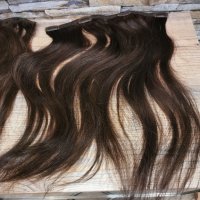 Екстейшъни 100% естествен косъм, снимка 9 - Аксесоари за коса - 36803512