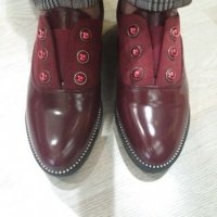 Нови дамски обувки бордо № 37, снимка 10 - Дамски ежедневни обувки - 26740117
