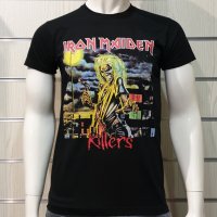 Нова мъжка тениска с дигитален печат на музикалната група IRON MAIDEN - KILLERS, снимка 1 - Тениски - 37106941