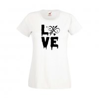 Дамска тениска Свети Валентин Love 1, снимка 3 - Тениски - 35647906
