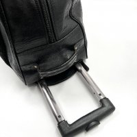 Пътна чанта от естествена кожа с колела, снимка 4 - Чанти - 32349911