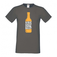 Мъжка тениска Save Water Drink Beer 3,Бира,Бирфест,Beerfest,Подарък,Изненада,Рожден Ден, снимка 12 - Тениски - 36387431
