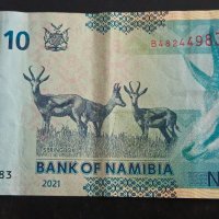 10 долара Намибия 2021 Банкнота от Африка , снимка 5 - Нумизматика и бонистика - 43696322