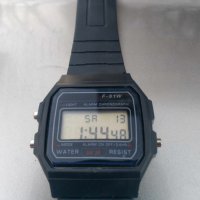 Мъжки ръчен часовник F-91W , час, дата, хрометър, аларма, календар , снимка 6 - Мъжки - 43629225