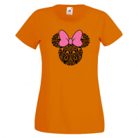 Дамска тениска Minnie Head 5 Подарък,Изненада,Рожден ден,, снимка 6 - Тениски - 36530157