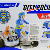 Детска играчка"полицай моторист с куче", снимка 2 - Коли, камиони, мотори, писти - 39148216