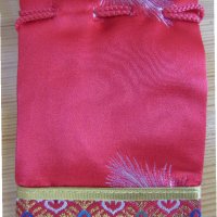 Традиционна торбичка тип пунгия от плат DELL от Монголия-3, снимка 6 - Други ценни предмети - 28727238