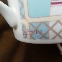 2 ръчно декорирани чаши за кафе/чай, снимка 3 - Чаши - 40152398
