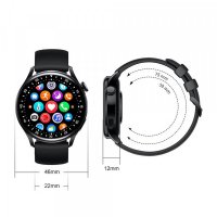 СМАРТ ЧАСОВНИК D3 PRO - черен, супер луксозен, smart watch, снимка 3 - Смарт часовници - 39721414