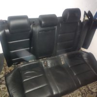 Задна седалка черна кожа за Ауди А6 ц6 4ф  Audi A6 c6 4f avant, снимка 2 - Части - 43322998