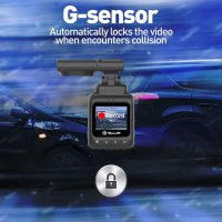TELLUR Dash Patrol DC2 Автомобилна камера GPS FullHD 1080P G-сензор Открива удар и записва запис, фу, снимка 2 - IP камери - 43286756