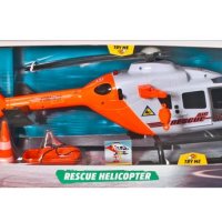 Спасителен хеликоптер със звуци и светлини, снимка 3 - Влакчета, самолети, хеликоптери - 43102358