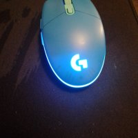 Gaming мишка logitech g102 в синьо, снимка 2 - Клавиатури и мишки - 43899954