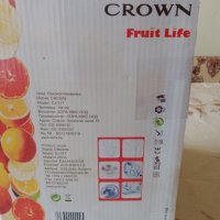 Сокоизстисквачка CROWN, снимка 3 - Сокоизстисквачки и цитрус преси - 36736009