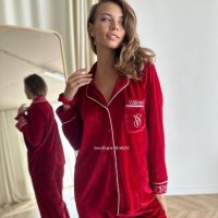 Пижама от кадифе Victoria’s Secret, снимка 3 - Пижами - 43661487