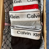 Комплект дамско бельо Calvin Klein за малко дупе бикини 3 броя гащи, снимка 1 - Бельо - 44859513