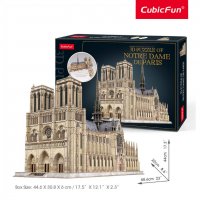 CubicFun 3D Пъзел NOTRE DAME DE PARIS MASTER COLLECTION MC260H, снимка 1 - Игри и пъзели - 32461414