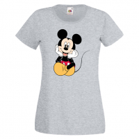 Дамска тениска Mickey Mouse 3 Мини Маус,Микки Маус.Подарък,Изненада,, снимка 4 - Тениски - 36526396