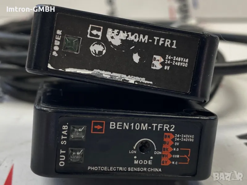 Фотоелектричен сензор  Sigma Sensor BEN10M-10TFR  произведен от Autonics, BEN10M-TFR1 & BEN10M-TFR2, снимка 1