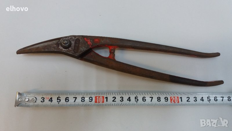 Стара ножица за ламарина Stubai малка, снимка 1
