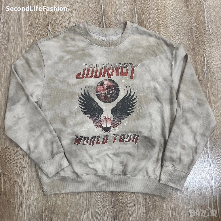 Journey World Tour блуза с дълъг ръкав, суитшърт, размер M, с къс ръкав, принтирана музикална група, снимка 1