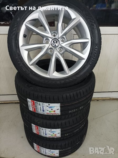 Джанти 17 Цола със Гуми Нови 5x112 Audi / VW Golf 6/7/8/ Touran/ Caddy /Jeta/ Seat/ Skoda Нови, снимка 1