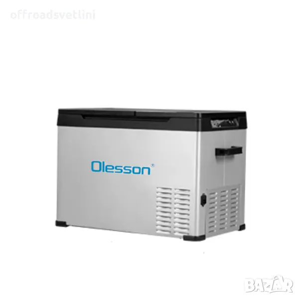 Olesson 30L Портативен хладилник с фризер 12V 24V 220V Хладилна кутия, снимка 1