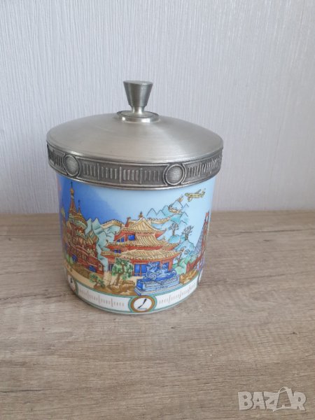 Порцеланов буркан специално издание за 2000година, снимка 1