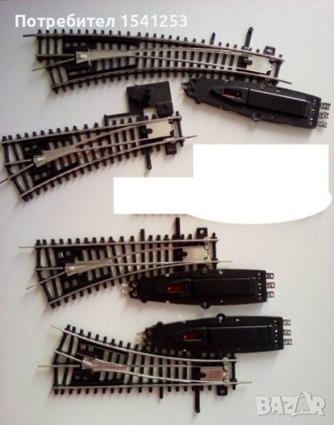 Стрелки и извити релси размер ТТ, снимка 1