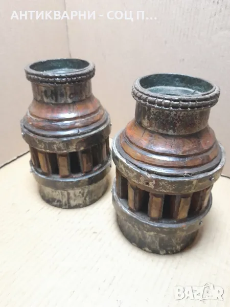 Соц Стари Главини От Каруцарски Колела., снимка 1