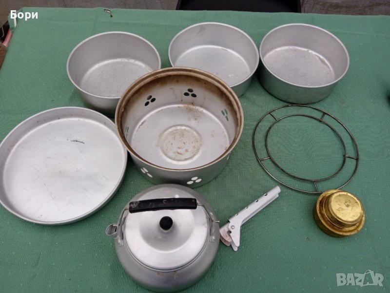 Стар к-т за готвене туристически, снимка 1