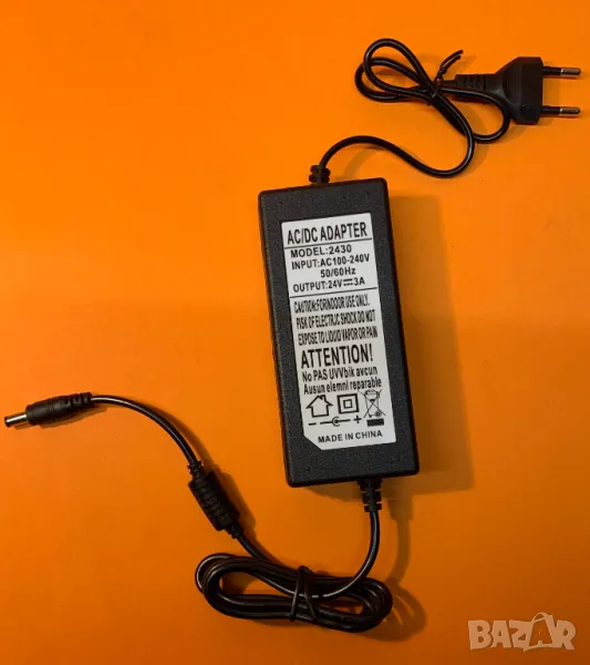 Адаптор 24V 3 Ампера Чисто нов AC/DC Adapter, снимка 1