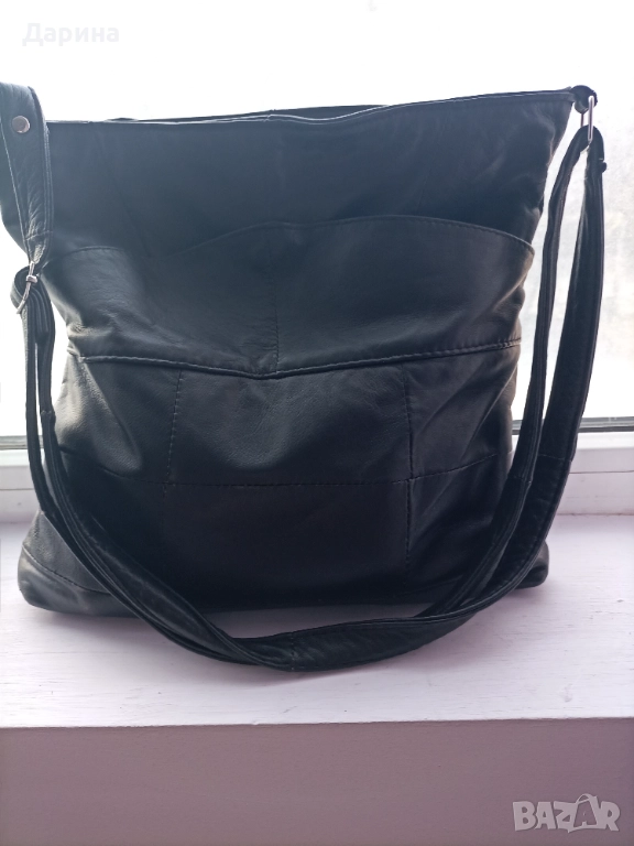Дамска чанта от естествена кожа , снимка 1