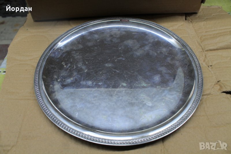 Сребърен поднос Италия, снимка 1