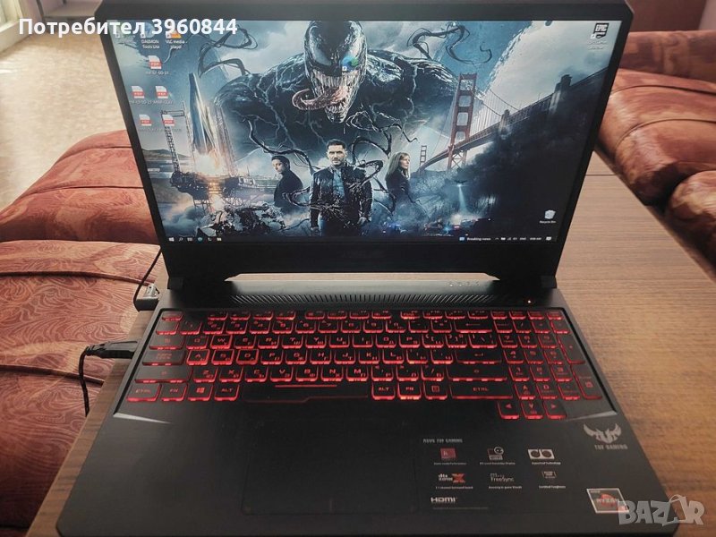 Gaming laptop Asus TUF Gaming Fx505Dy, снимка 1