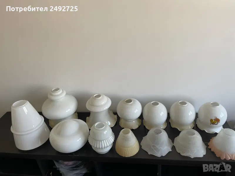 ✅стари стъкла различни  за лампа плафони абажур, снимка 1